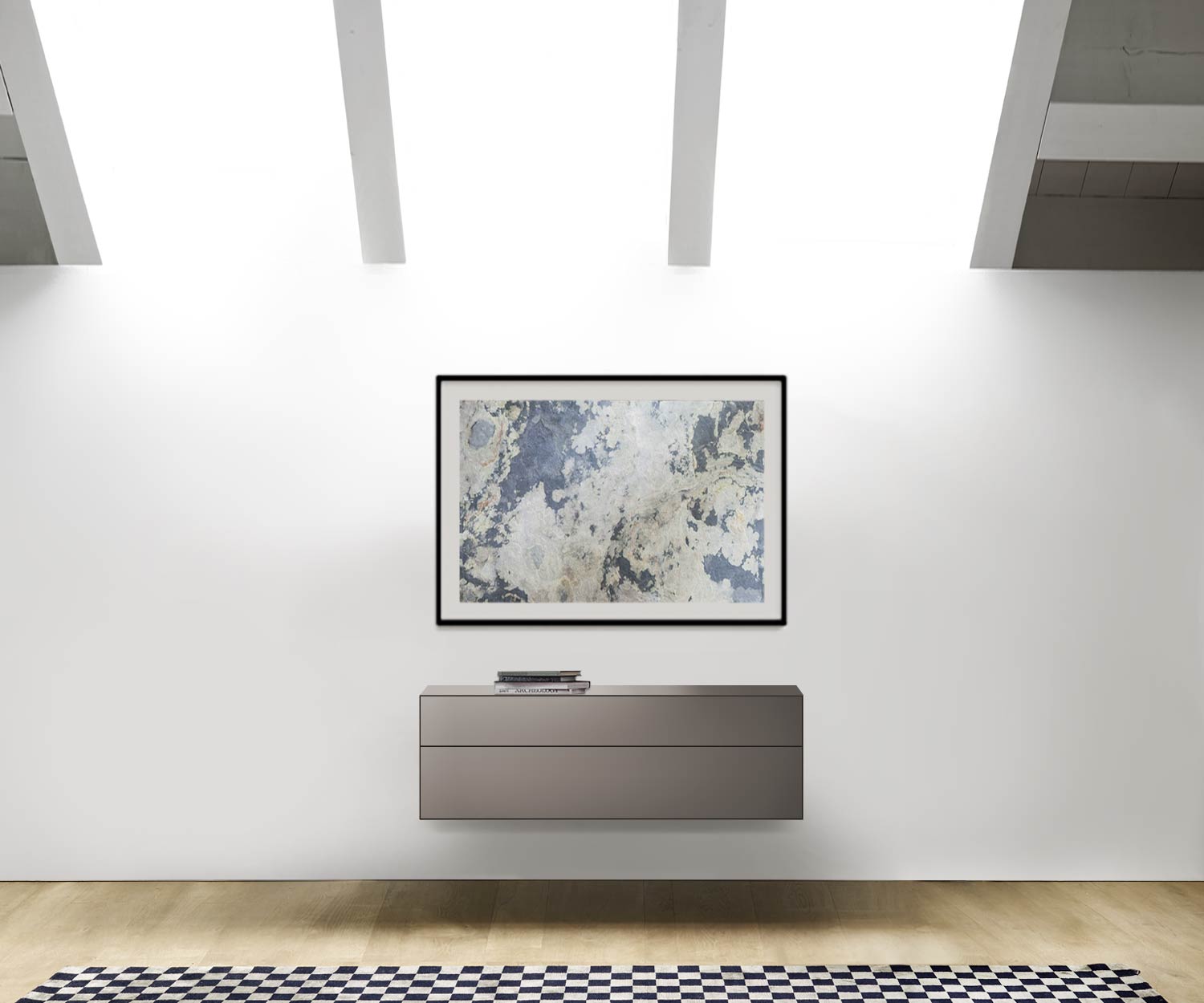 Livitalia Ecletto wandcommode zonder bureau en zonder wandplank Livitalia Ecletto wandcommode zonder bureau en zonder wandplank