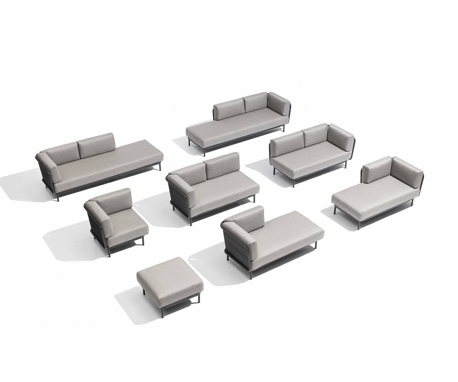 Todus Baza tuinbank module samenstellingen Todus Baza tuinbank module samenstellingen