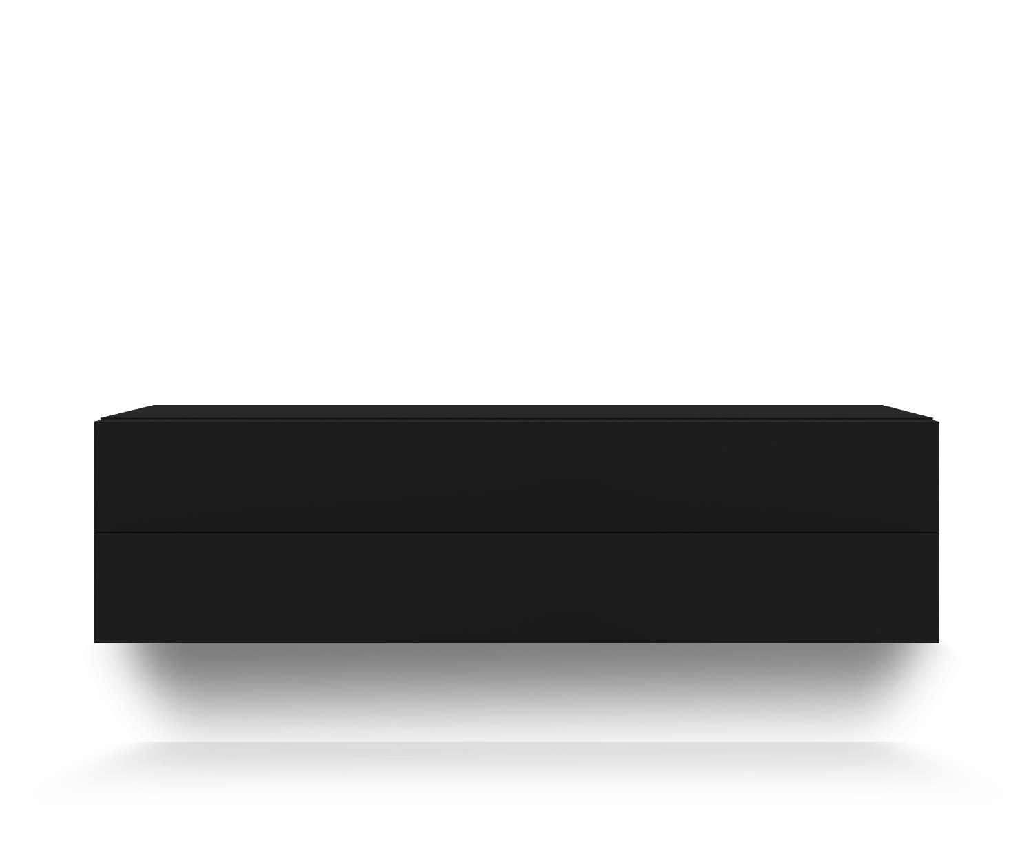 Novamobili Easy 2-zits wandmeubel B128 zwart318 Novamobili Easy 2-zits wandmeubel B128 zwart318