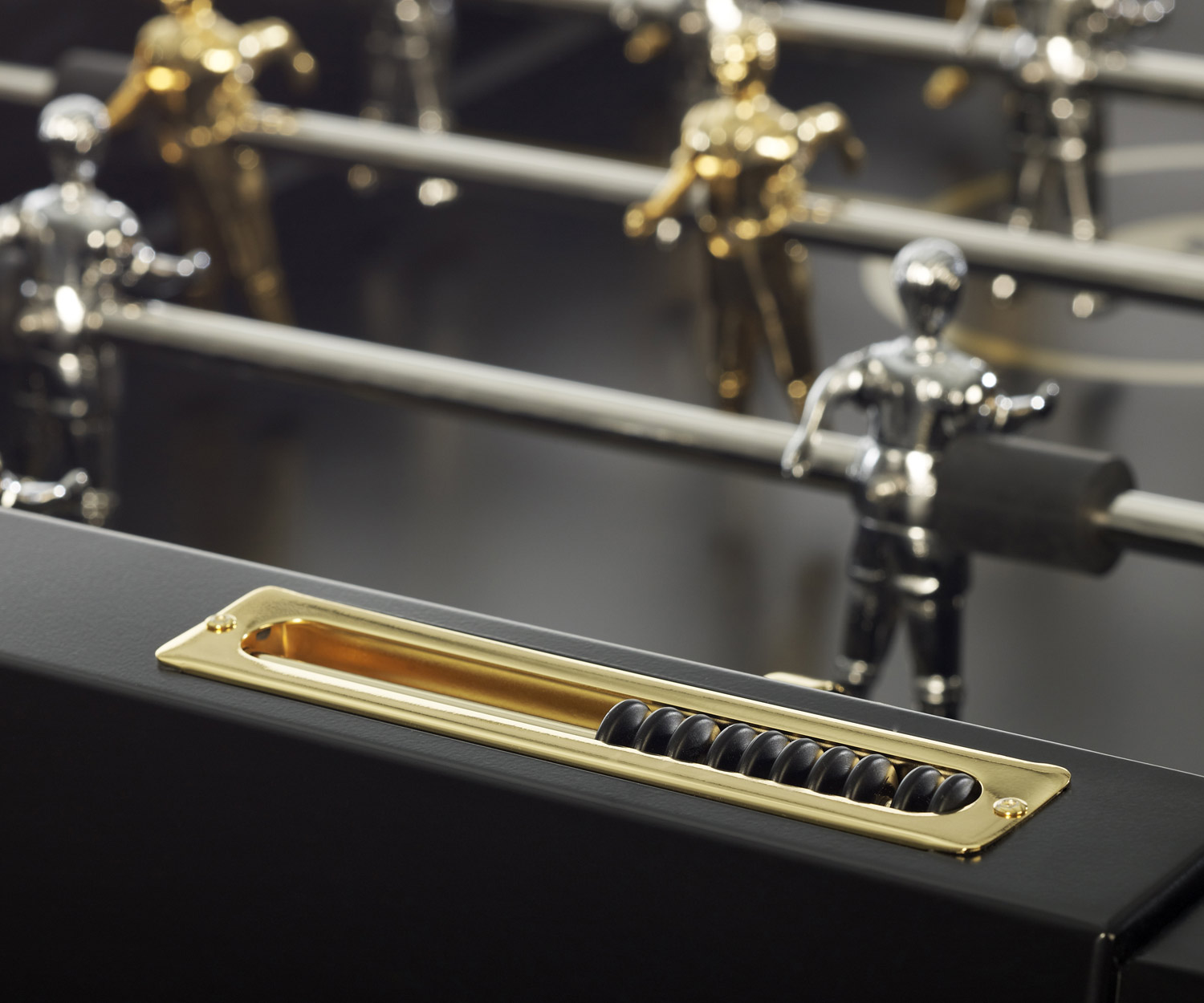 Exclusieve RS Barcelona Design voetbaltafel detail figuren Exclusieve RS Barcelona Design voetbaltafel detail figuren