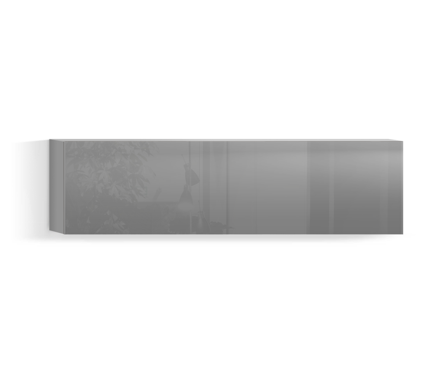 Design woonkamer wandmeubel Horizontaal H32 B120 blad lichtgrijs430 Design woonkamer wandmeubel Horizontaal H32 B120 blad lichtgrijs430