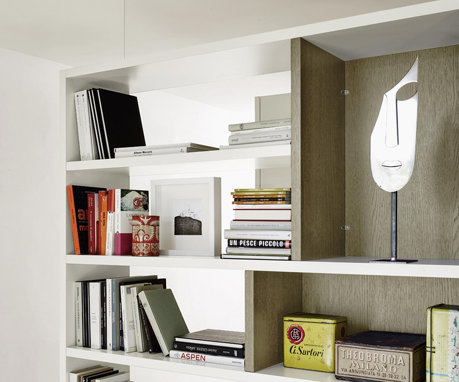 Exclusieve Livitalia Design ruimteverdeler boekenkast C87 Exclusieve Livitalia Design ruimteverdeler boekenkast C87