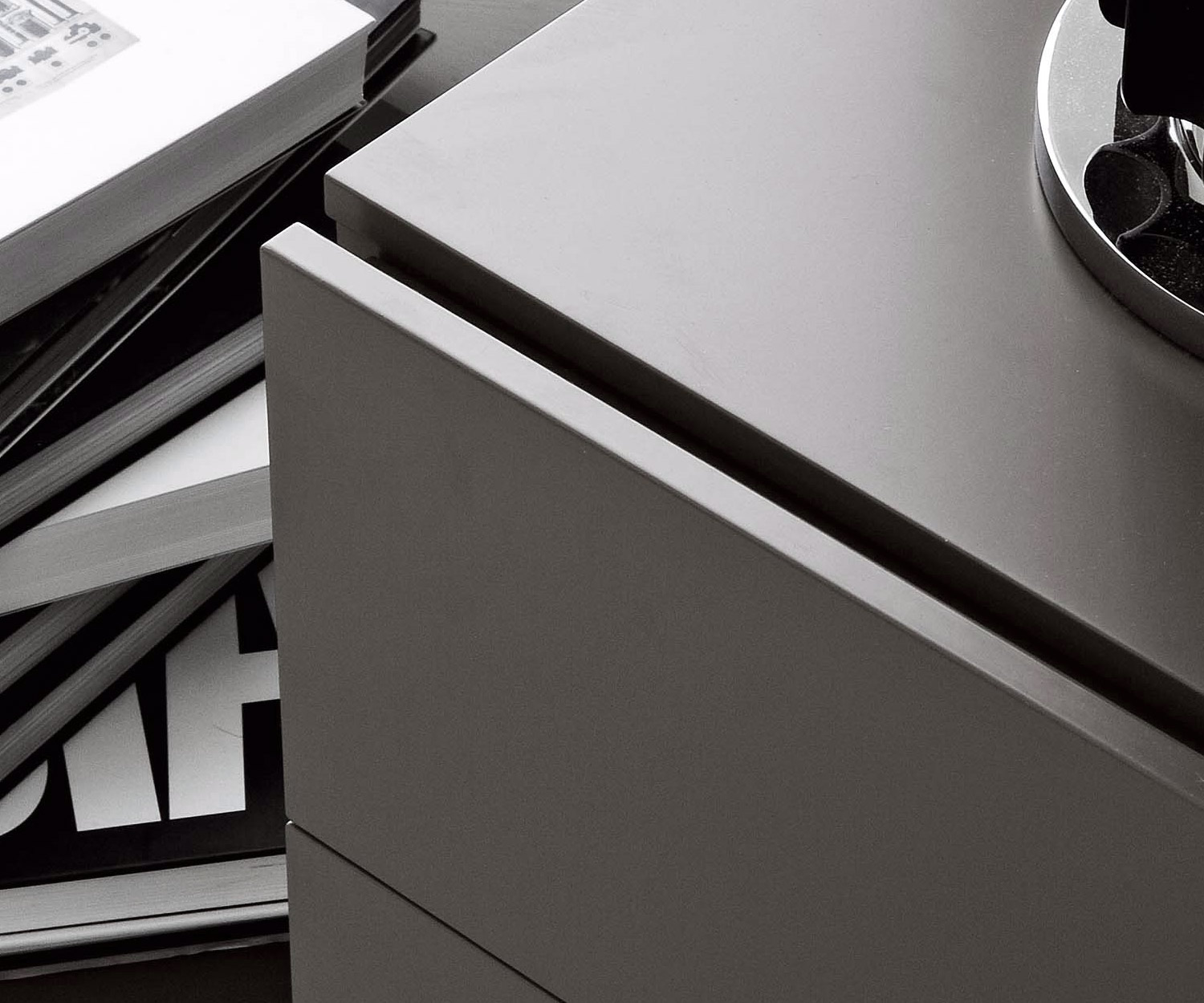 Easy drawers handgreep notch mat donkergrijs Easy drawers handgreep notch mat donkergrijs