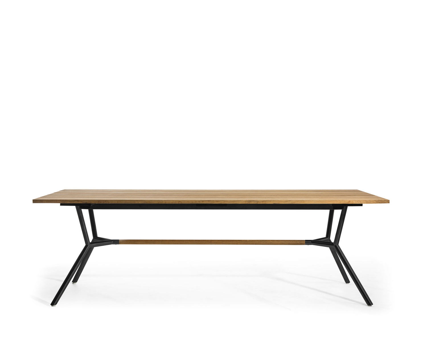 Oasiq Reef Design tuintafel met teak tafelblad Oasiq Reef Design tuintafel met teak tafelblad