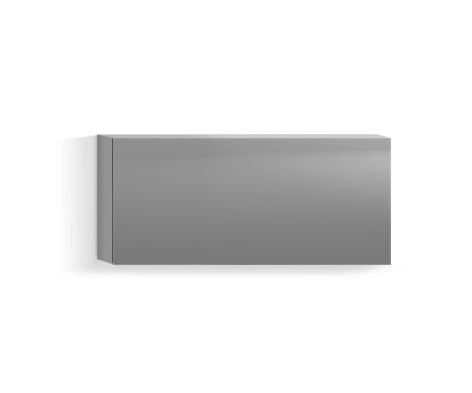 Design woonkamer wandmeubel Horizontaal H42 B90 onder lichtgrijs330 Design woonkamer wandmeubel Horizontaal H42 B90 onder lichtgrijs330