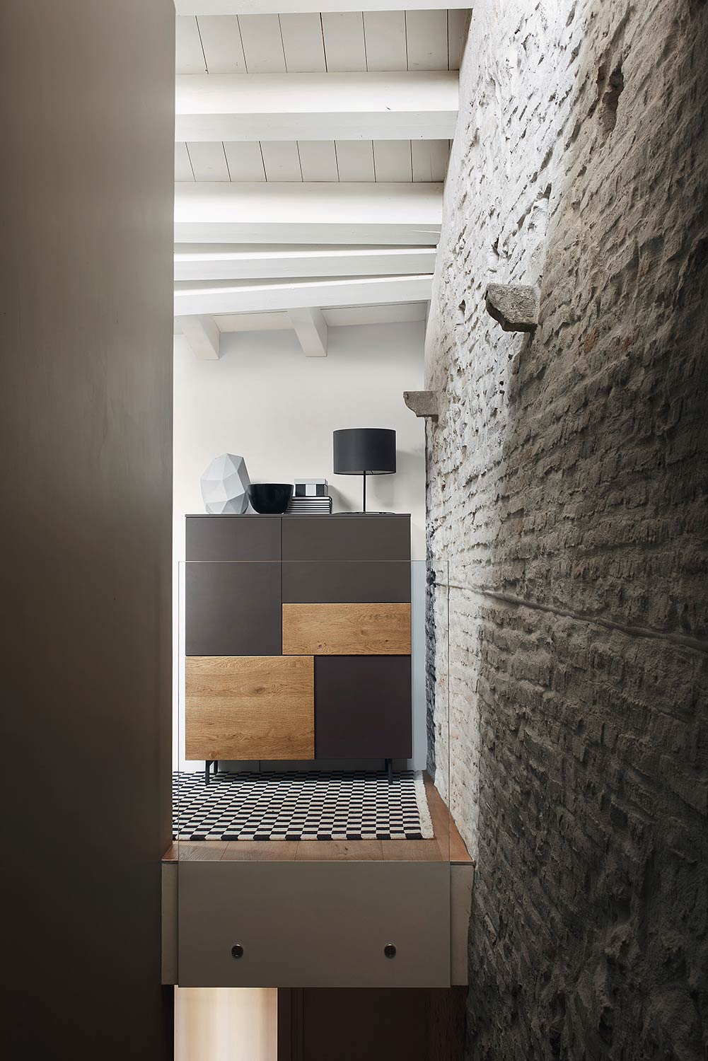 Design kledingkast grijs eiken