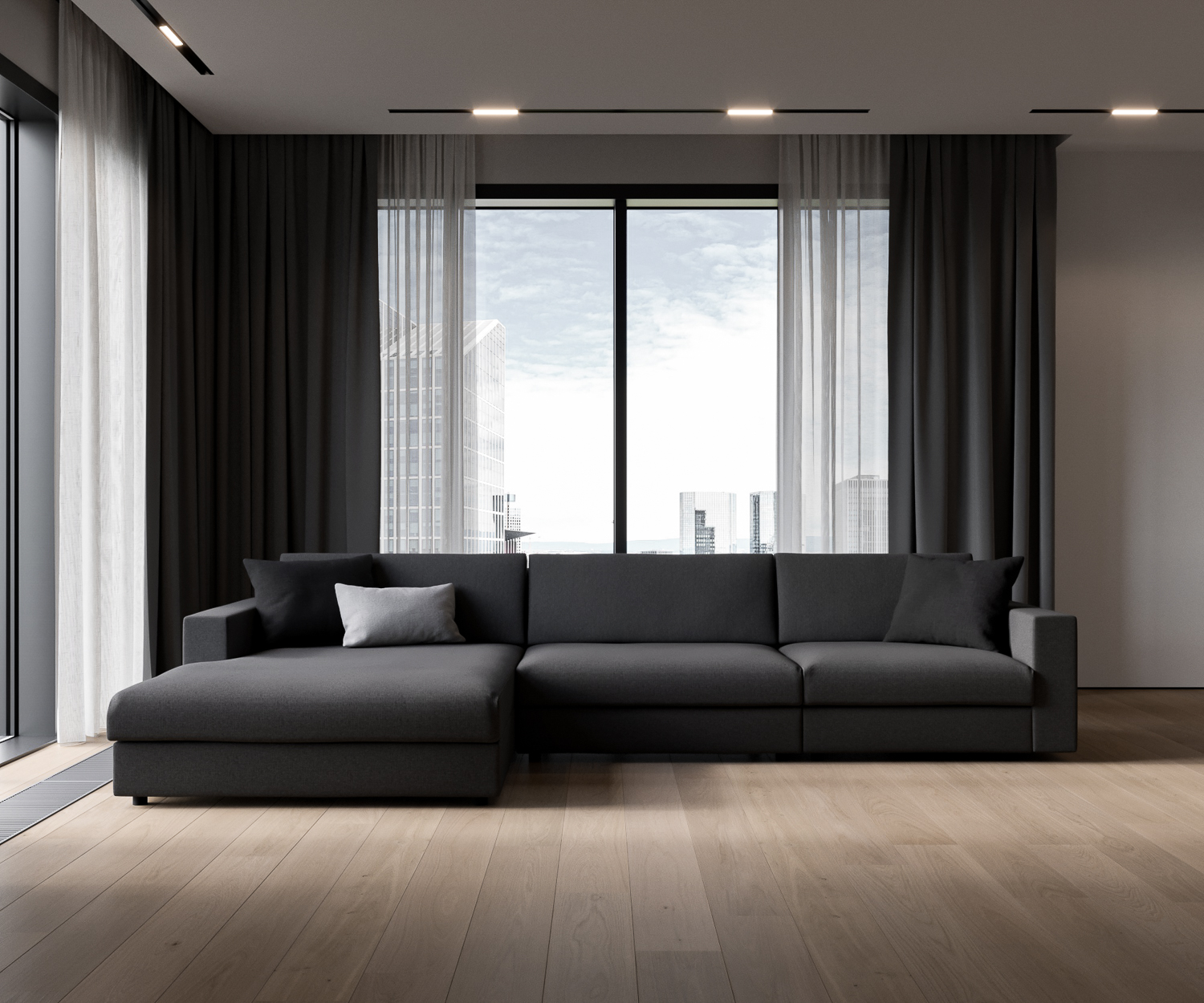 Klassieke 3-zits chaise lounge links Tundra 11 Klassieke 3-zits chaise lounge links Tundra 11