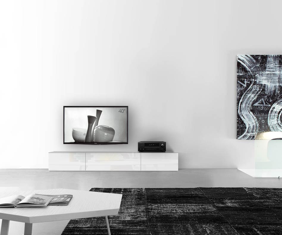 /Design lowboard vloer B210 H35 hoogglans wit /Design lowboard vloer B210 H35 hoogglans wit