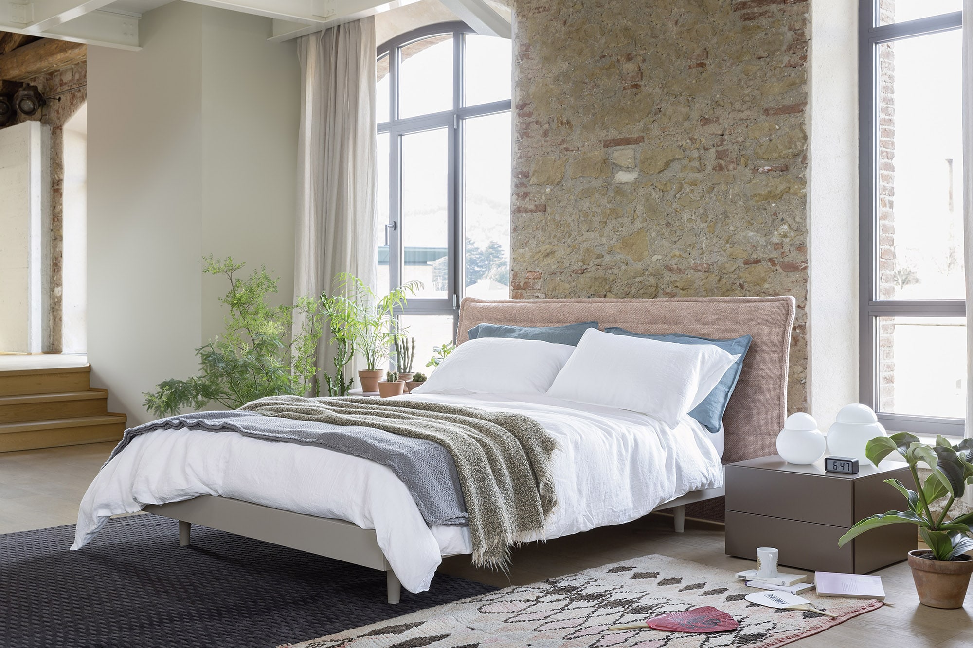 Slaapkamer Bed Nachtkastje Slaapkamer Bed Nachtkastje
