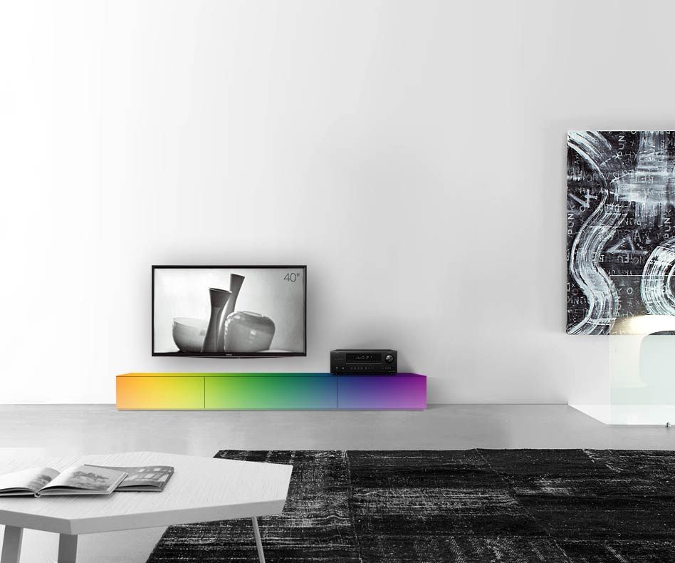 /Design lowboardvloer B210 H27 mat RAL /Design lowboardvloer B210 H27 mat RAL