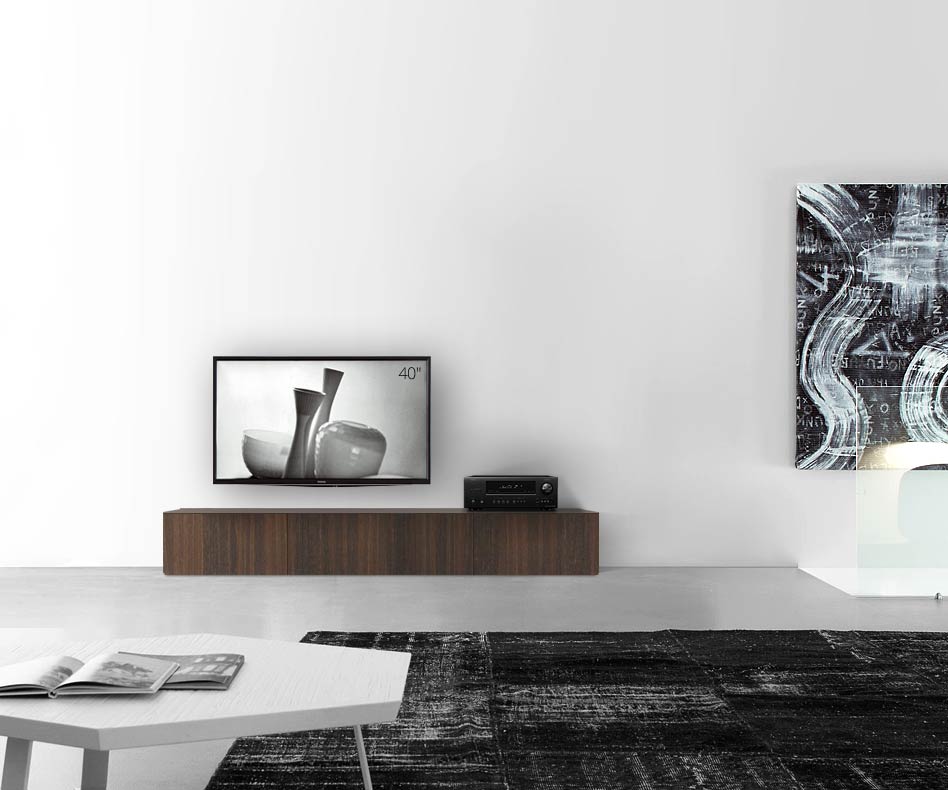 Livitalia Wood design lowboard configurator vloer 210 cm 32 cm 46 cm bruin eiken Livitalia Wood design lowboard configurator vloer 210 cm 32 cm 46 cm bruin eiken