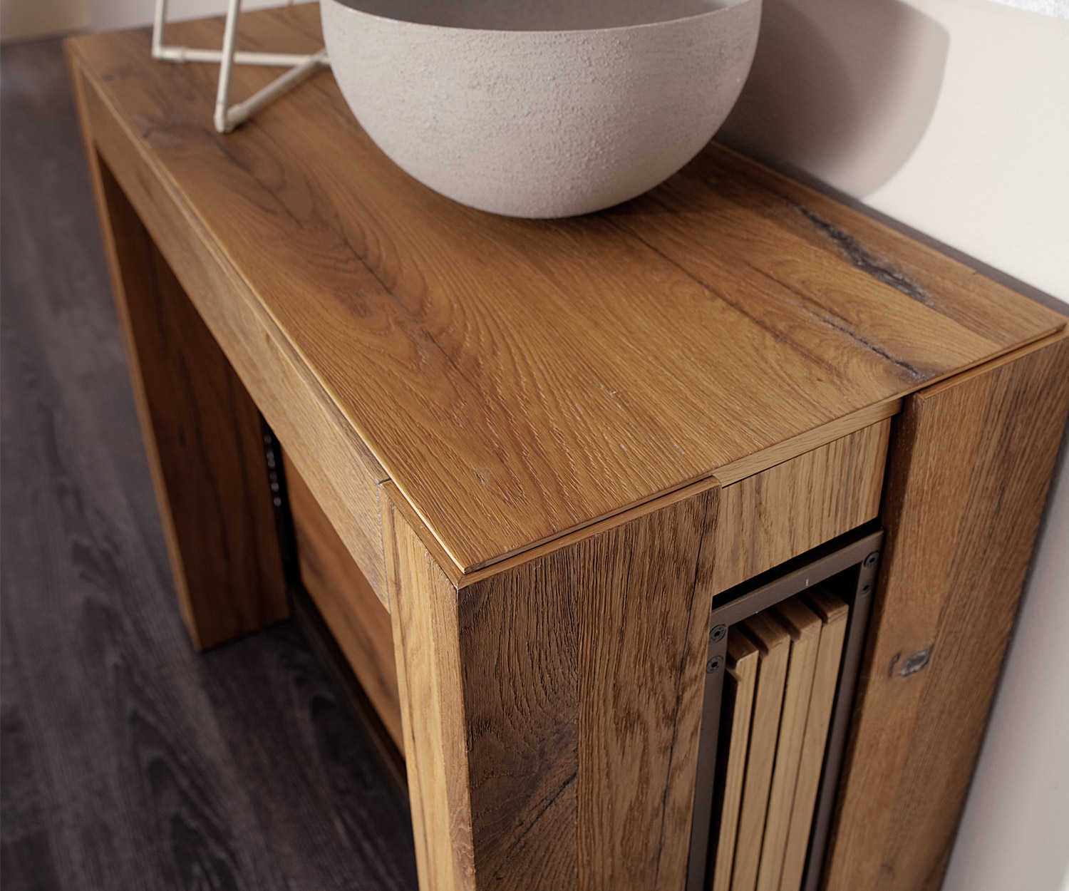 Ozzio Console A4 uitschuifbare eettafel Ozzio Console A4 uitschuifbare eettafel