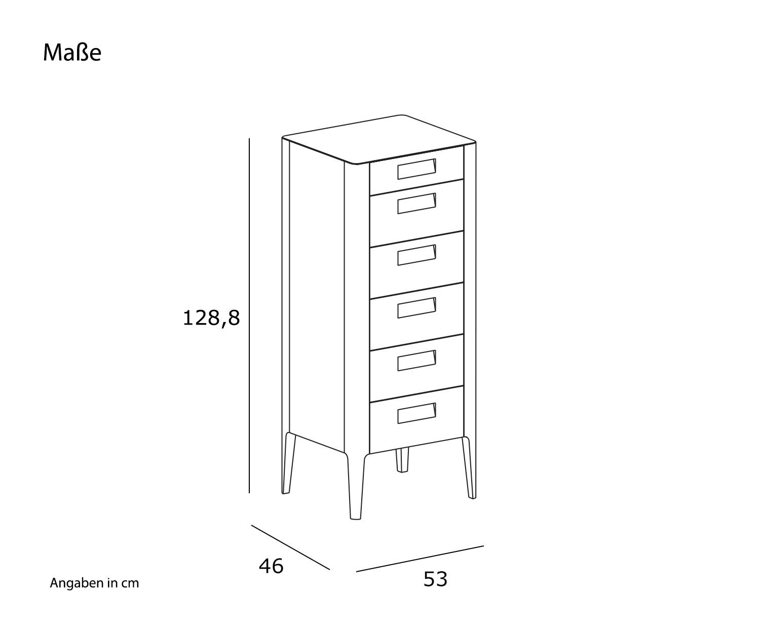 Nocamobili hoge ladekast Giotto schetsmaten Nocamobili hoge ladekast Giotto schetsmaten