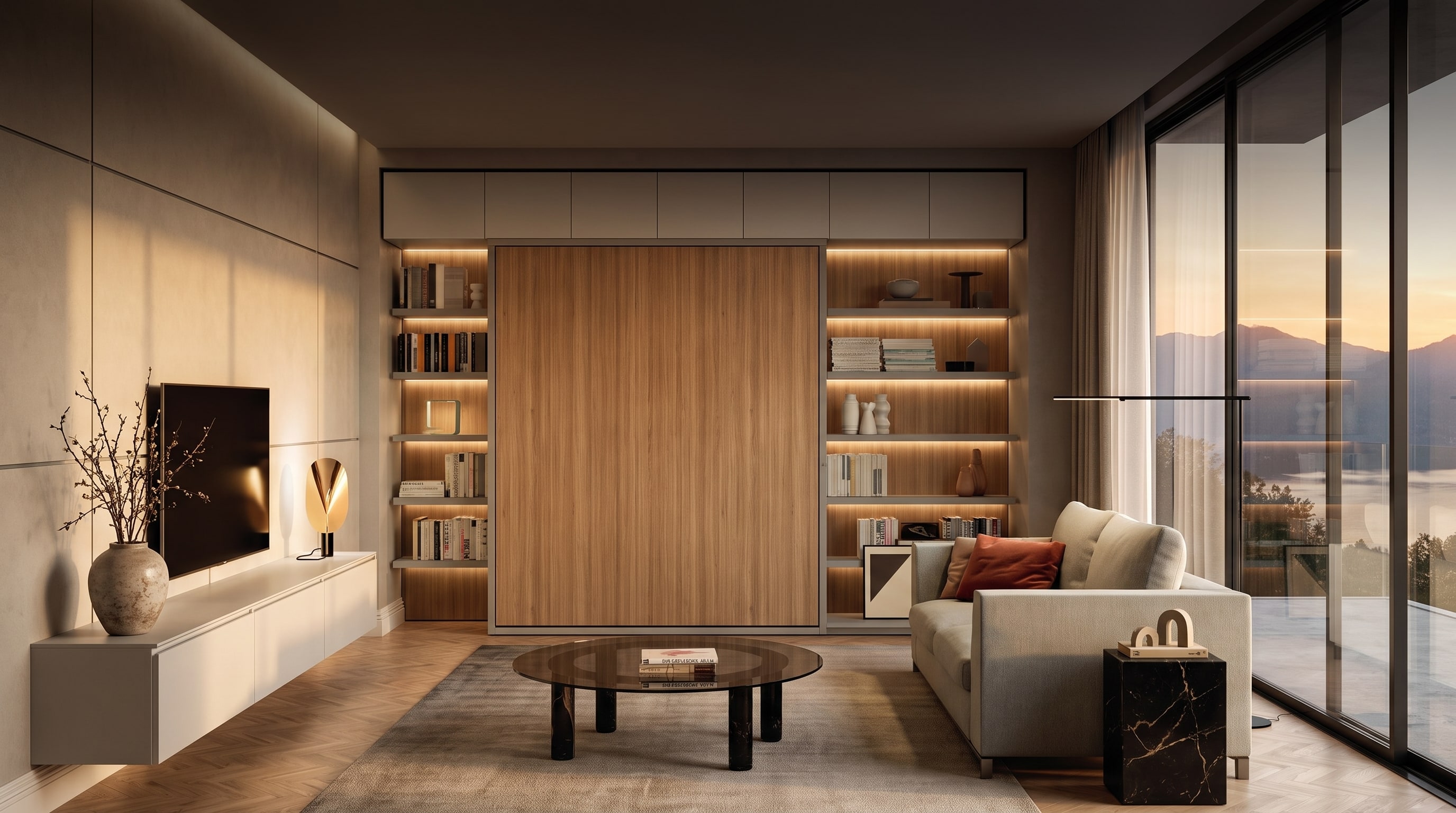 Multifunctionele designmeubels in de woonkamer: Zo lijken kleine ruimtes groots