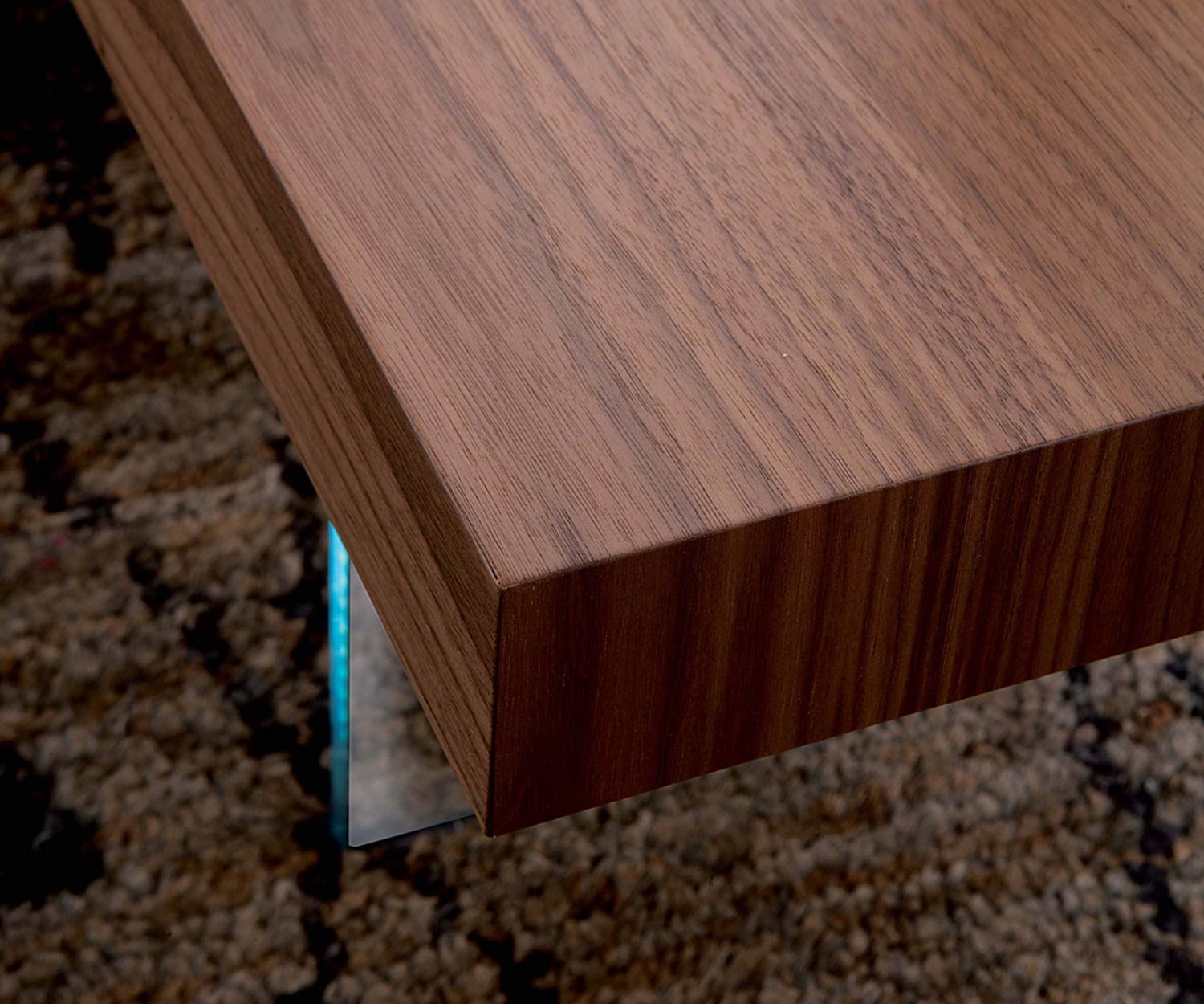 Hoogwaardige Ozzio Design salontafel Bellagio walnoot Hoogwaardige Ozzio Design salontafel Bellagio walnoot