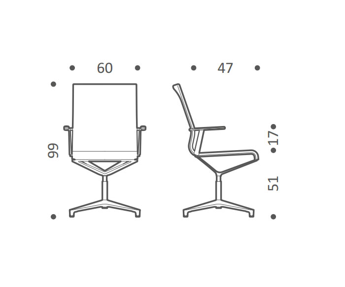ICF Stok ETK zonder wielen H48 schets ICF Stok ETK zonder wielen H48 schets