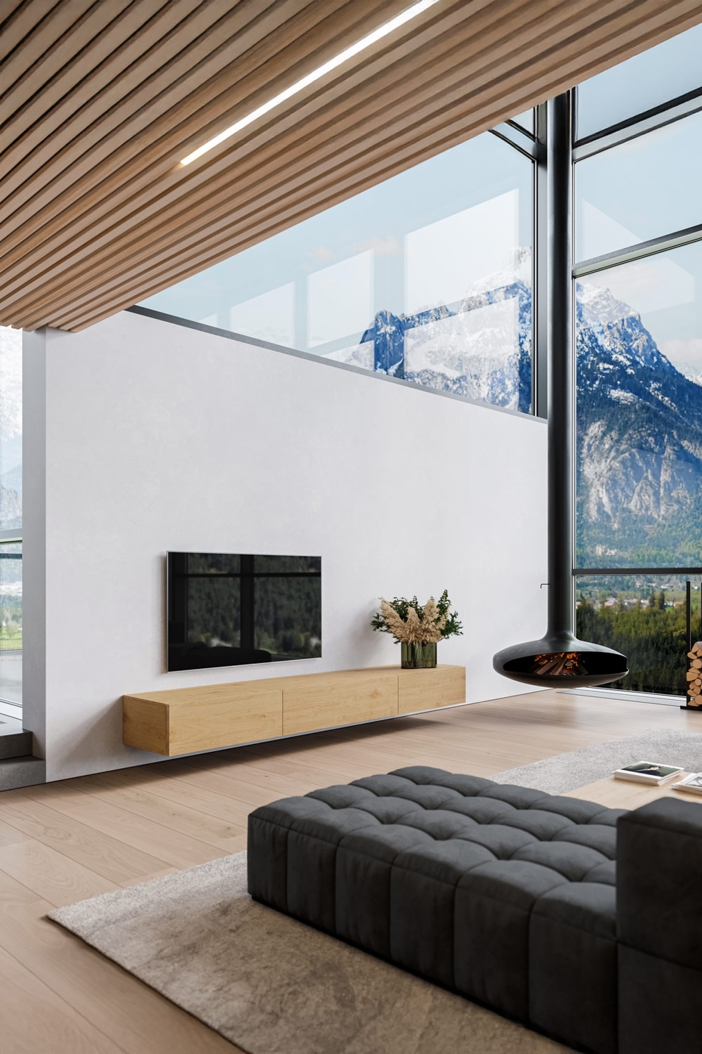woonkamer-in-modern-minimalistische-stijl-met-design-haard