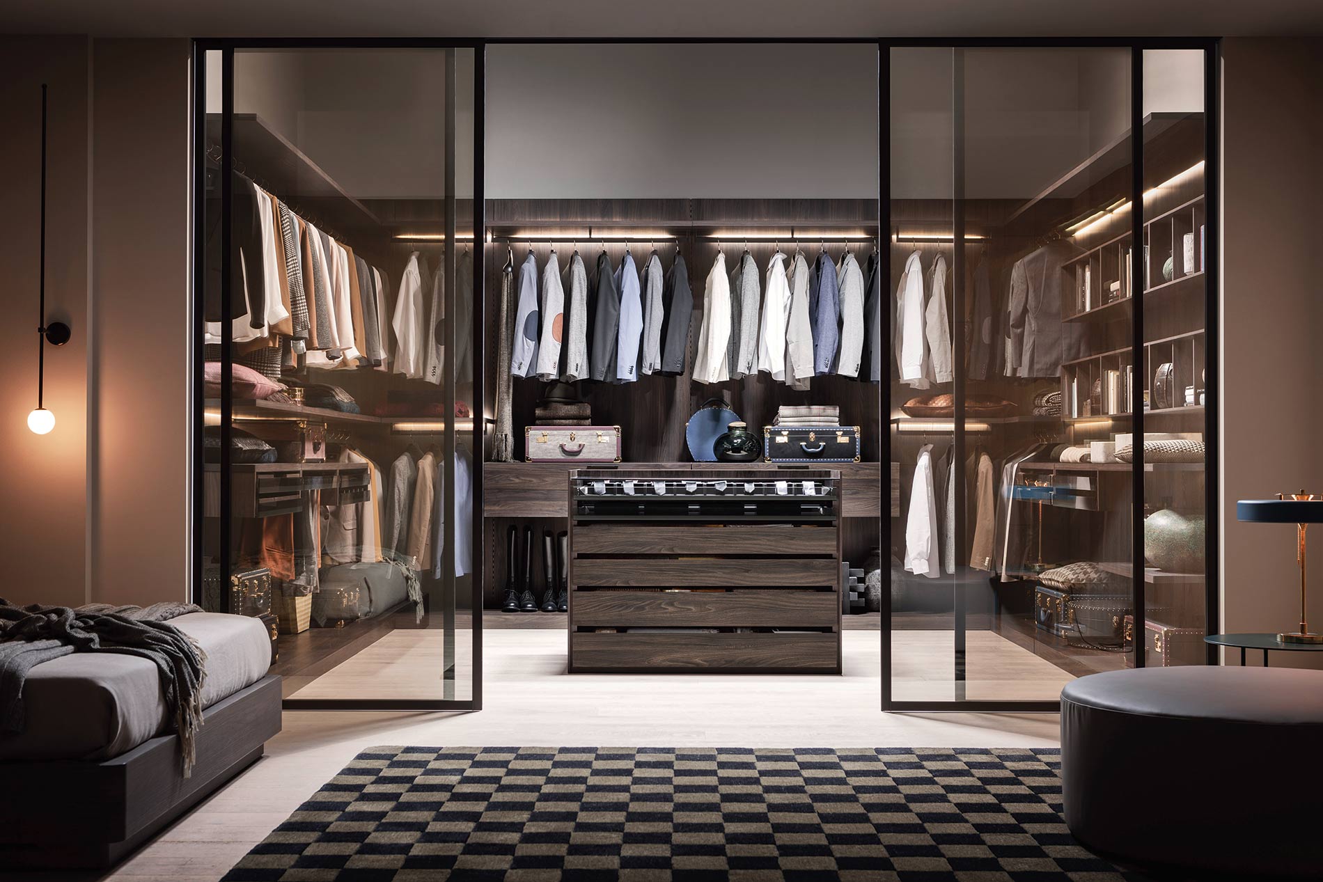 Luxe inloopkast Luxe inloopkast