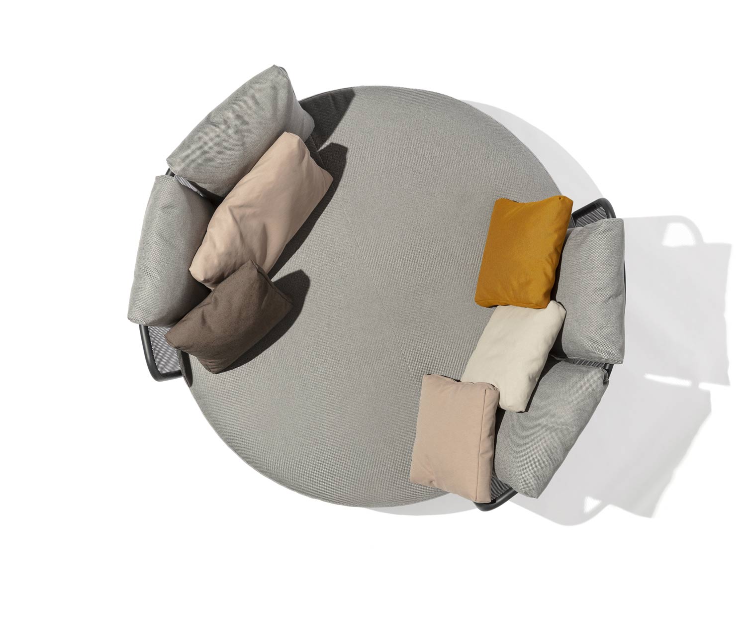 Baza Rond Design Dagbed van Todus verstelbare armleuningen Baza Rond Design Dagbed van Todus verstelbare armleuningen