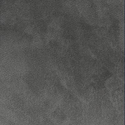 Donkergrijs fluweel met zwart leer (achterkant)