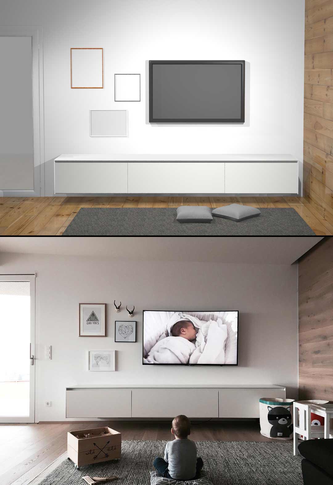 TV lowboard wit