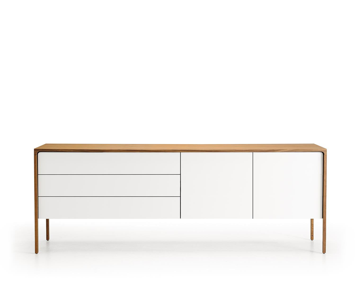 Exclusief Punt Design Dressoir Tactiel Eik Wit Exclusief Punt Design Dressoir Tactiel Eik Wit