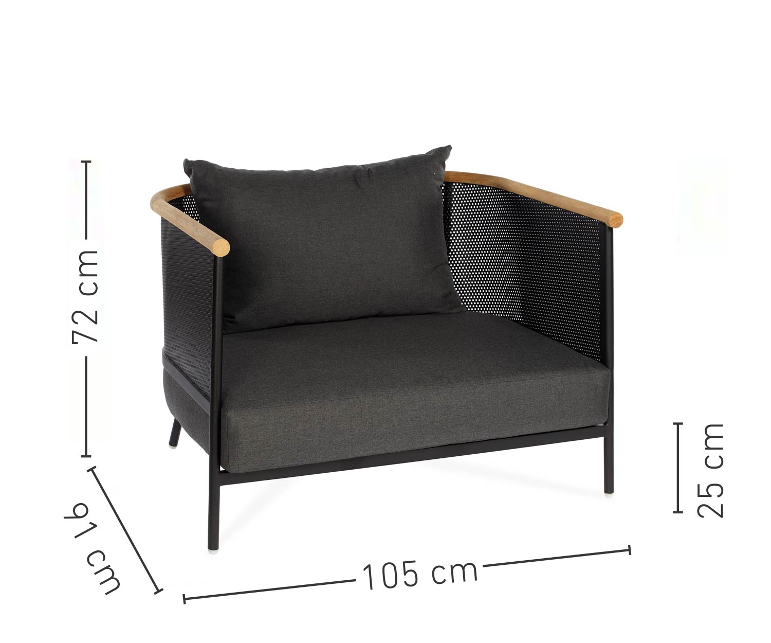 Tuinstoel uit de tuincollectie Oasiq Riad  Tuinstoel uit de tuincollectie Oasiq Riad