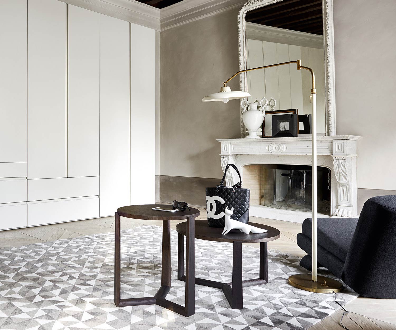 Hoogwaardige Livitalia Design salontafel Madeira 61 en 46 cm Hoogwaardige Livitalia Design salontafel Madeira 61 en 46 cm