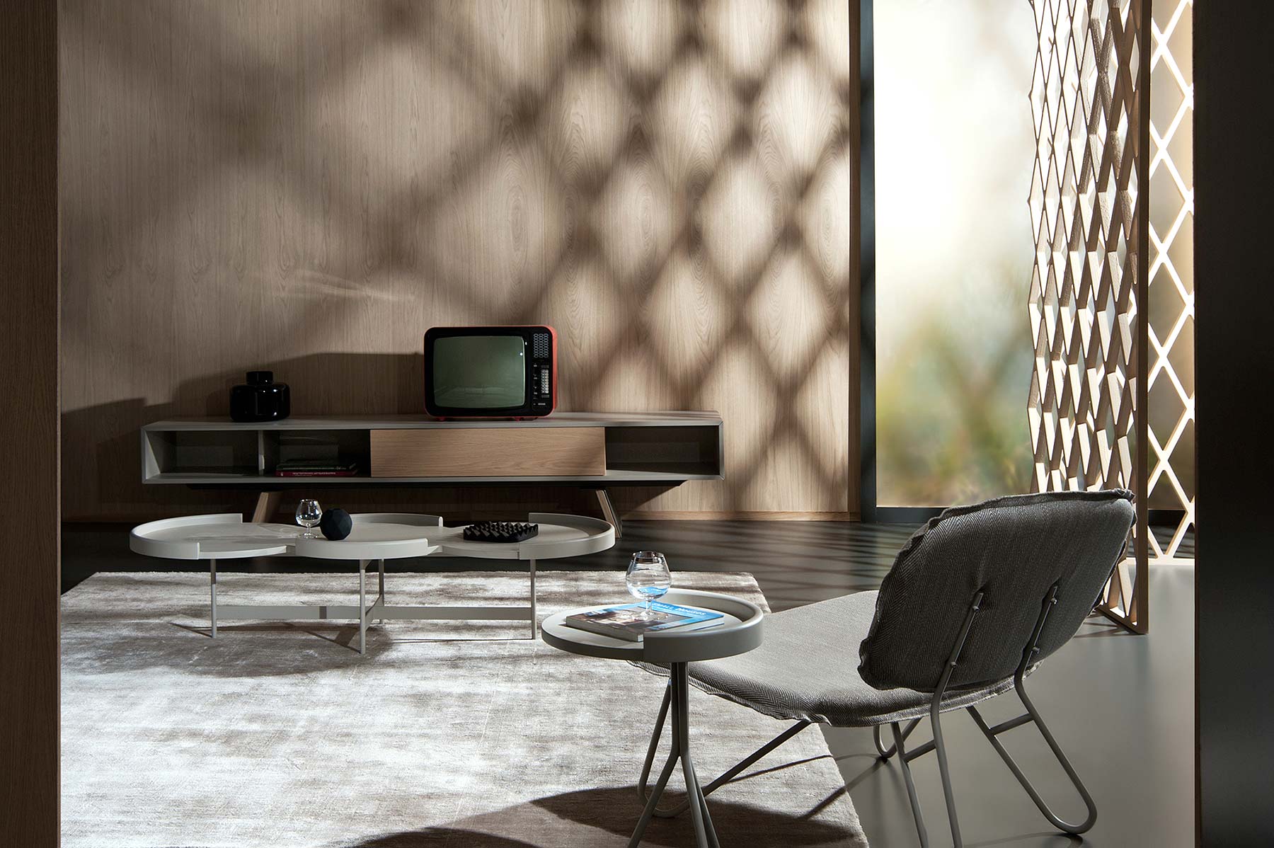 Retro TV-meubel lowboard