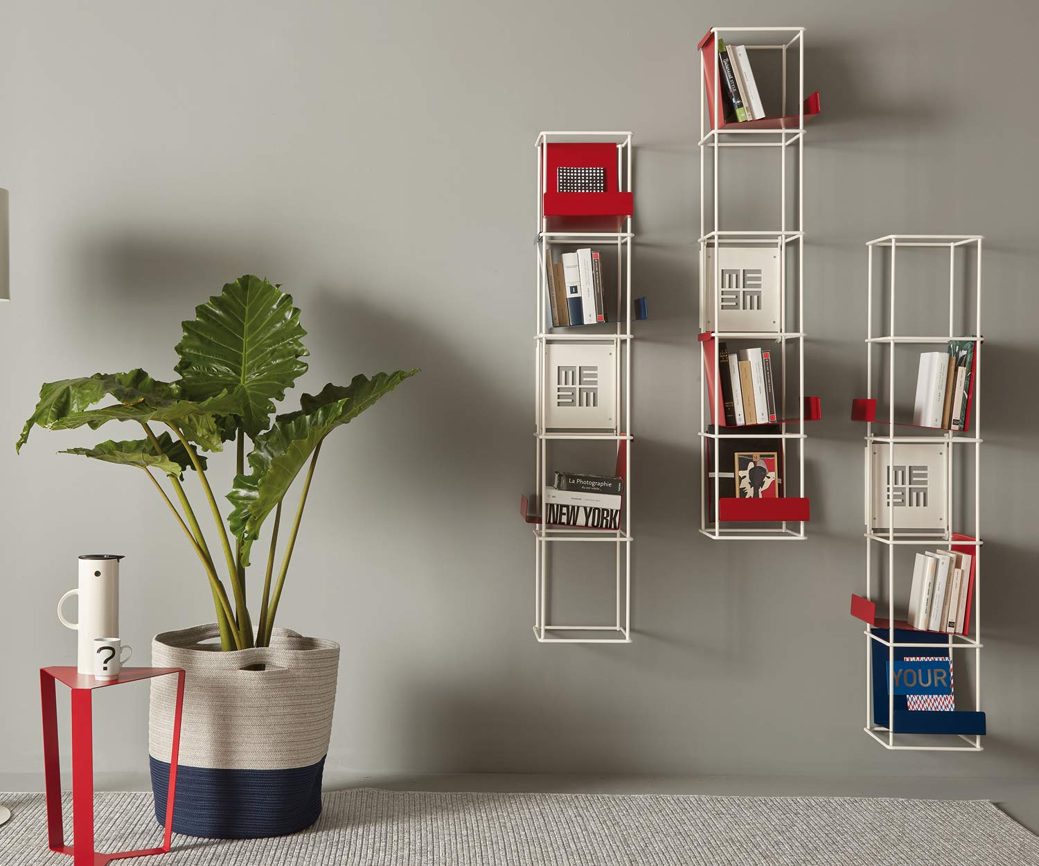 Moderne MEME Libro design verticale wand boekenkast Moderne MEME Libro design verticale wand boekenkast