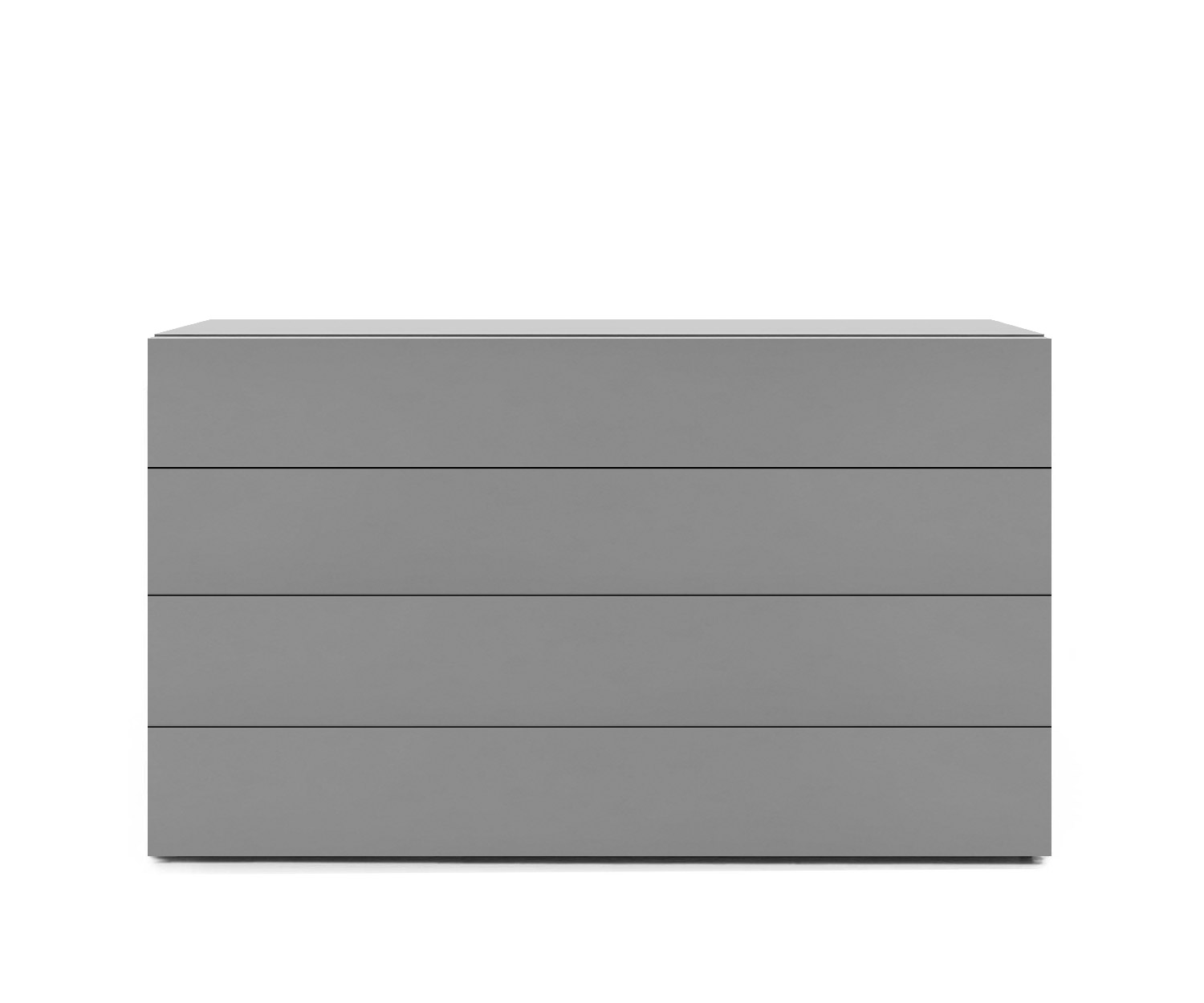 Novamobili Easy 4-zits ladekast B108 lichtgrijs330 Novamobili Easy 4-zits ladekast B108 lichtgrijs330