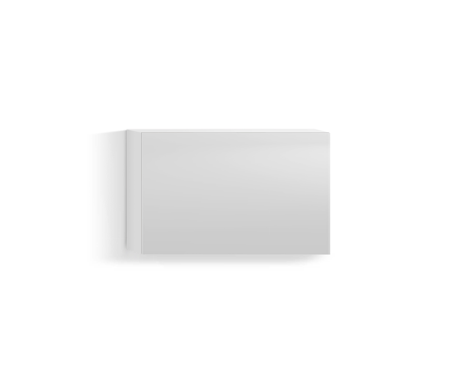 Design woonkamer wandmeubel Horizontaal H42 B60 blad wit300 Design woonkamer wandmeubel Horizontaal H42 B60 blad wit300