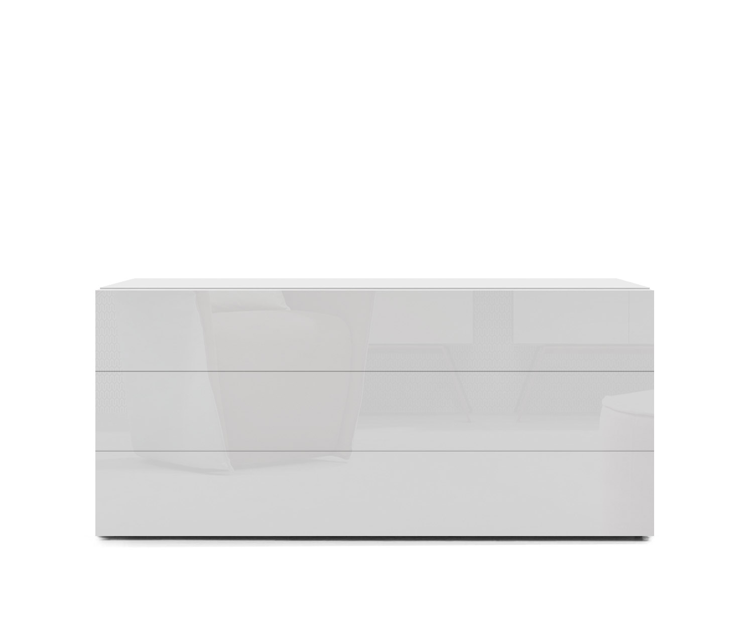Novamobili Easy 3-zits commode B108cm wit400 Novamobili Easy 3-zits commode B108cm wit400