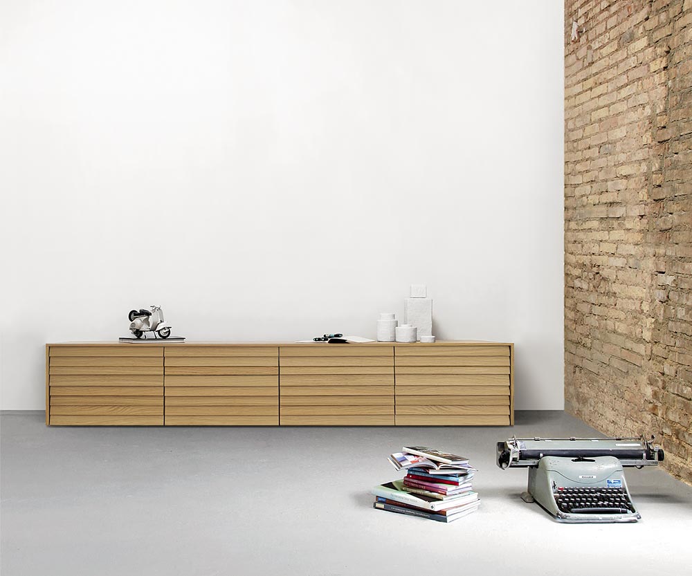 Punt Sussex dressoir vloer B235 super mat eiken Punt Sussex dressoir vloer B235 super mat eiken