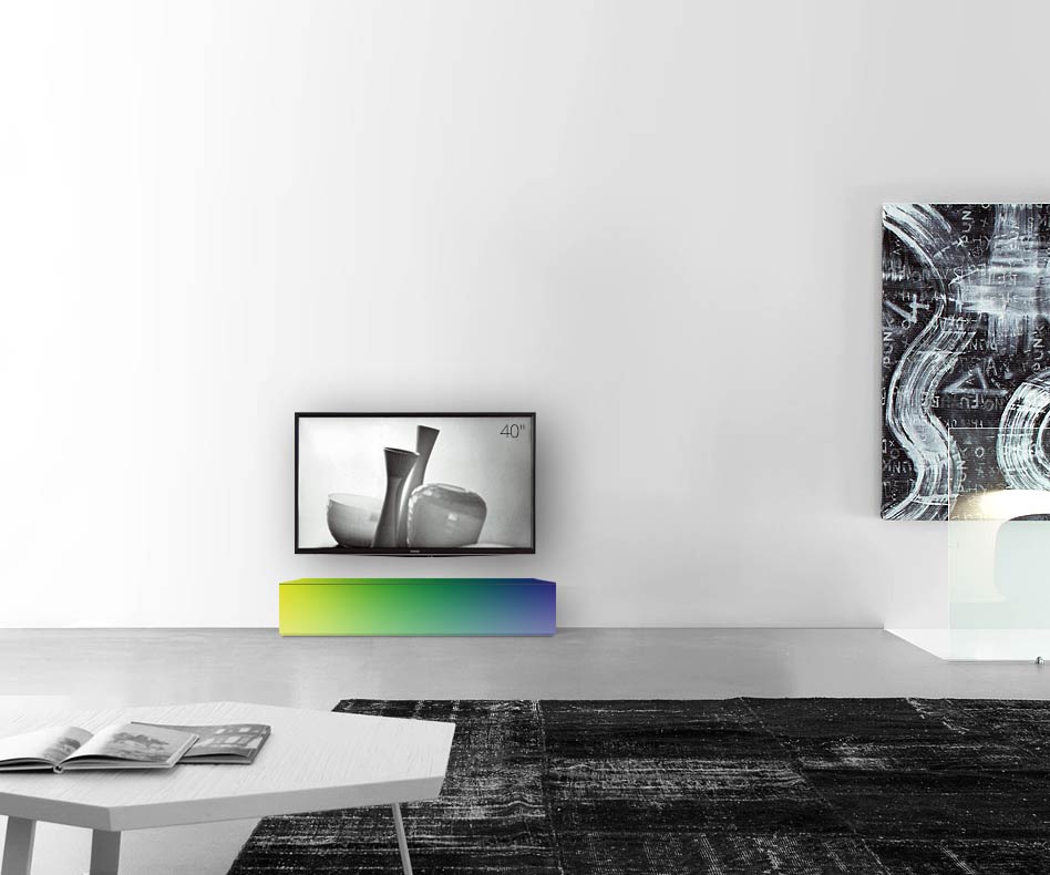 /Design lowboard vloer B120 H27 mat RAL /Design lowboard vloer B120 H27 mat RAL