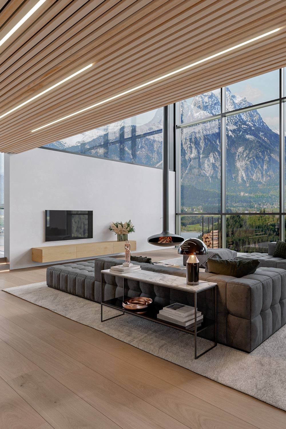 stijlvolle-woonkamer-met-grijze-en-houtkleurige-designmeubels