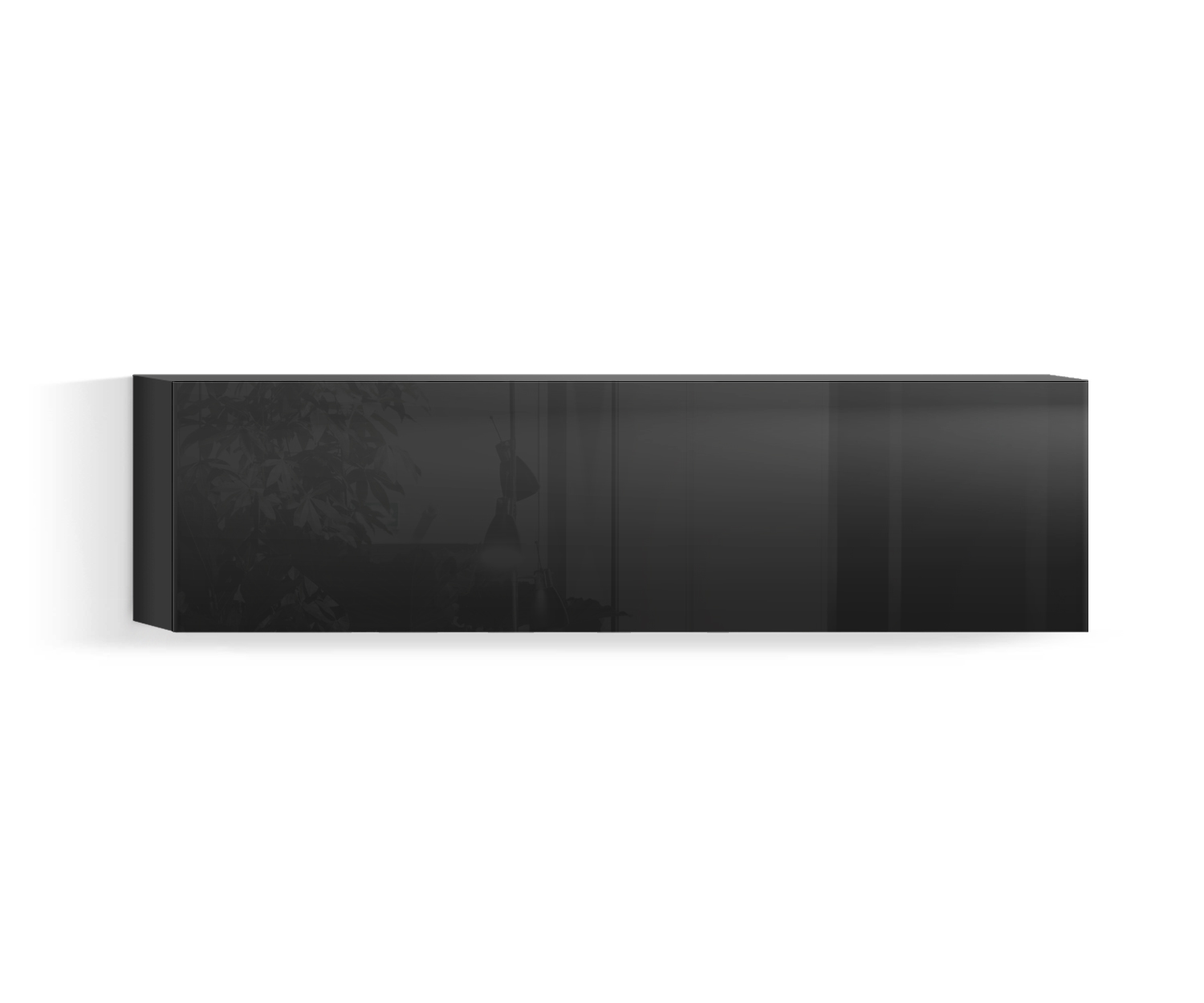 Design woonkamer wandmeubel Horizontaal H32 B120 bodem zwart418 Design woonkamer wandmeubel Horizontaal H32 B120 bodem zwart418