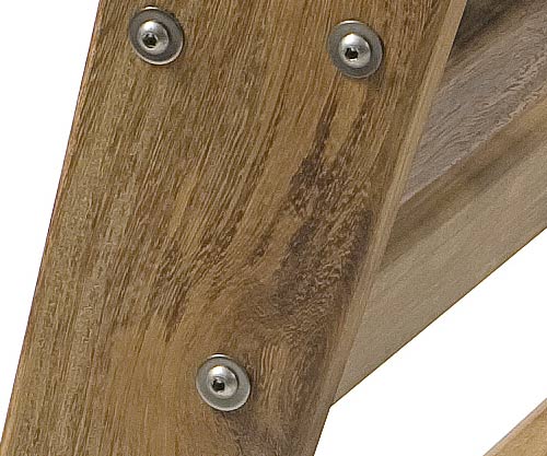 Iroko hout in detail van dichtbij