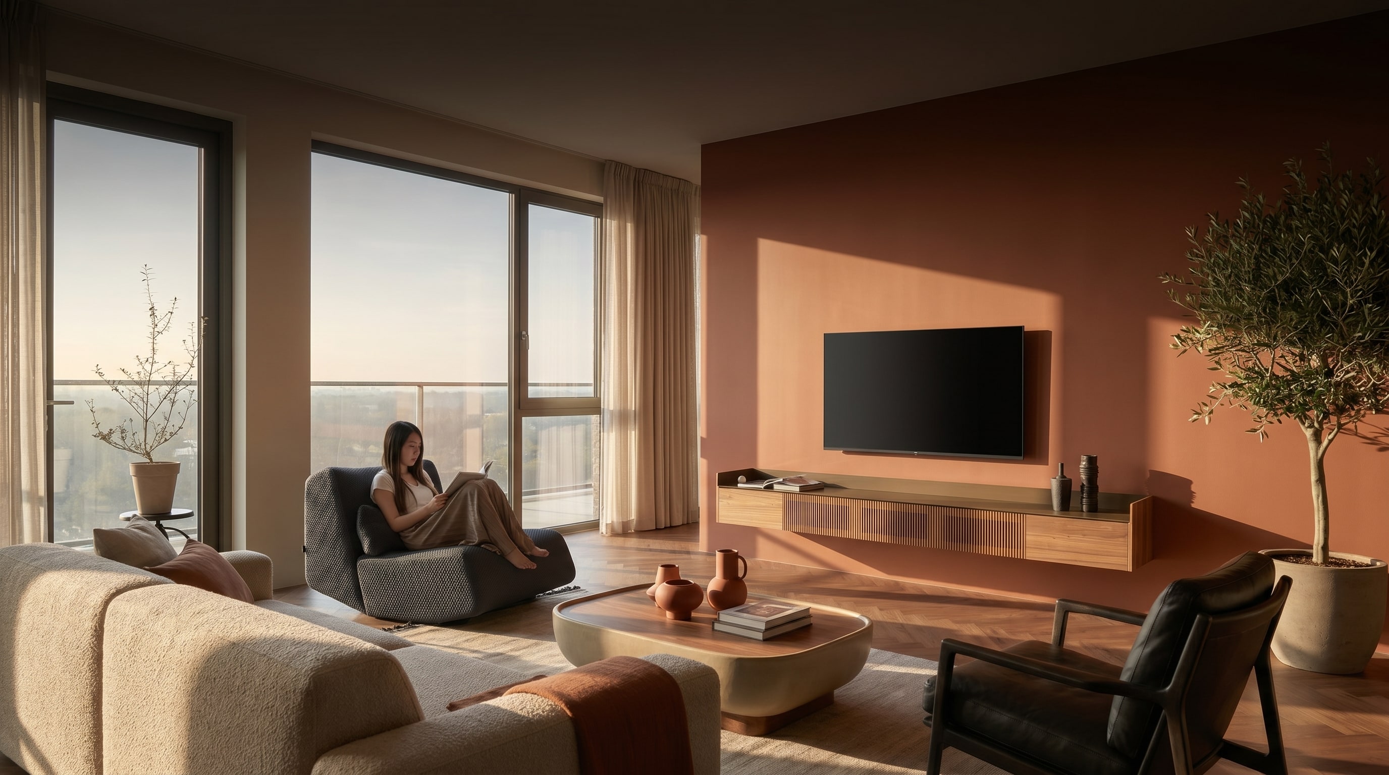 Warme aardetinten en terracotta in de woonkamer: De onmisbare basis