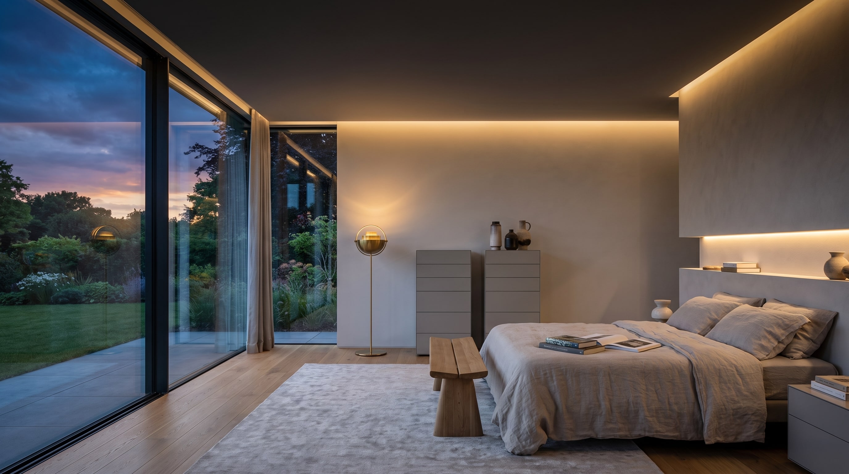Minimalistische slaapkamer: De opbergregel die professionals verzwijgen