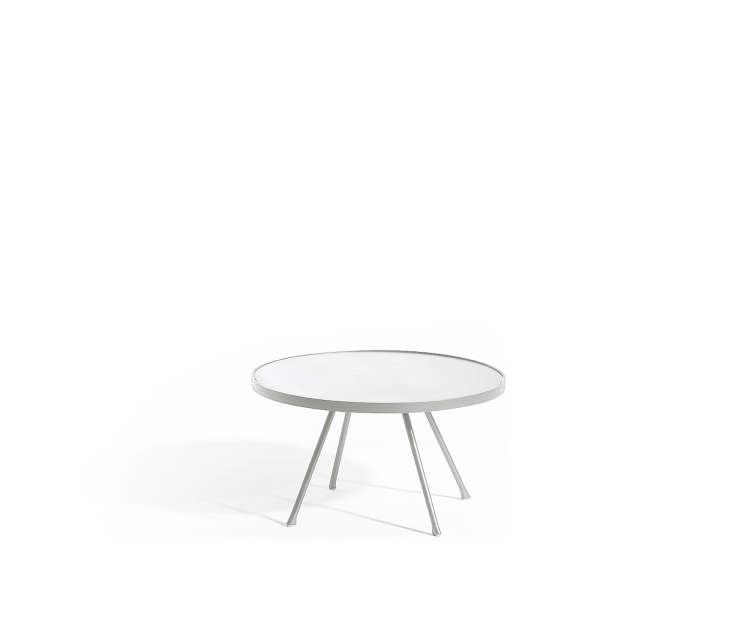 Oasiq Attol aluminium bijzettafel wit 60x35cm Oasiq Attol aluminium bijzettafel wit 60x35cm