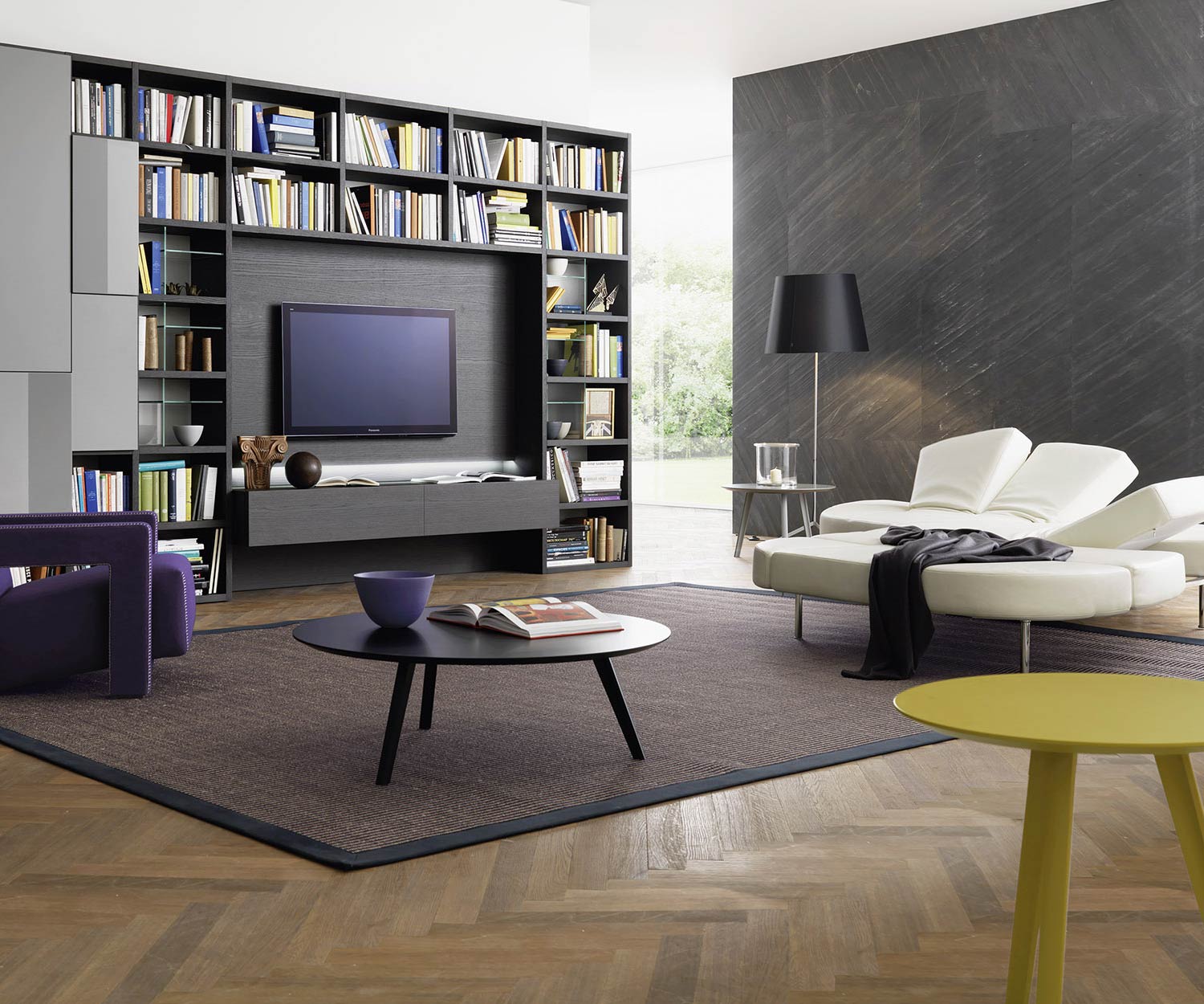 Exclusieve Livitalia Design salontafel Trio rond D90 cm Exclusieve Livitalia Design salontafel Trio rond D90 cm