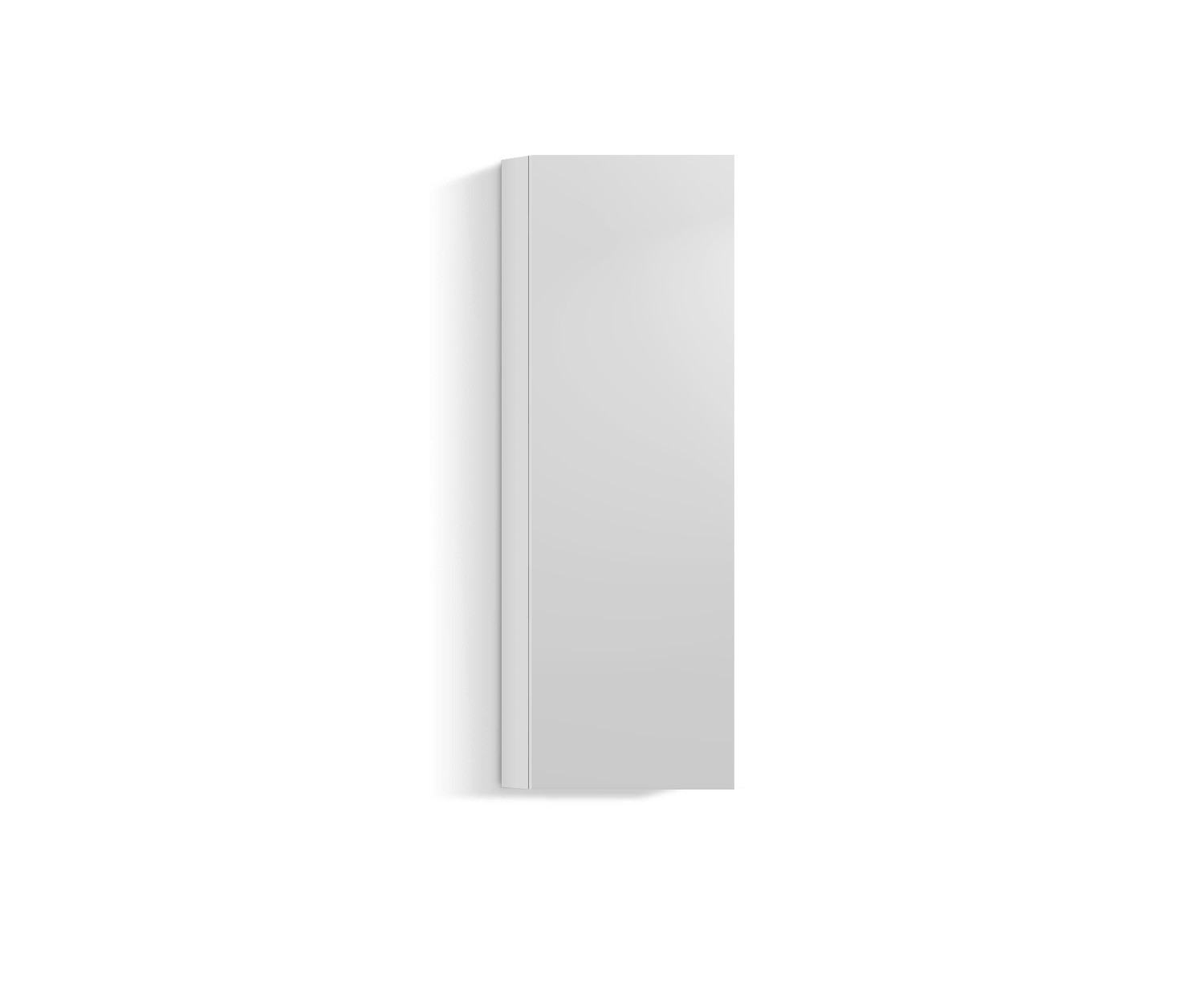 Design woonkamer wandmeubel verticaal H128 B45 wit300 Design woonkamer wandmeubel verticaal H128 B45 wit300