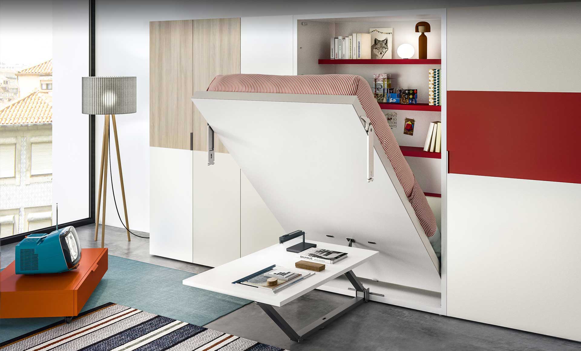 Ruimtebesparende opklapbedden 1 Ruimtebesparende opklapbedden 1