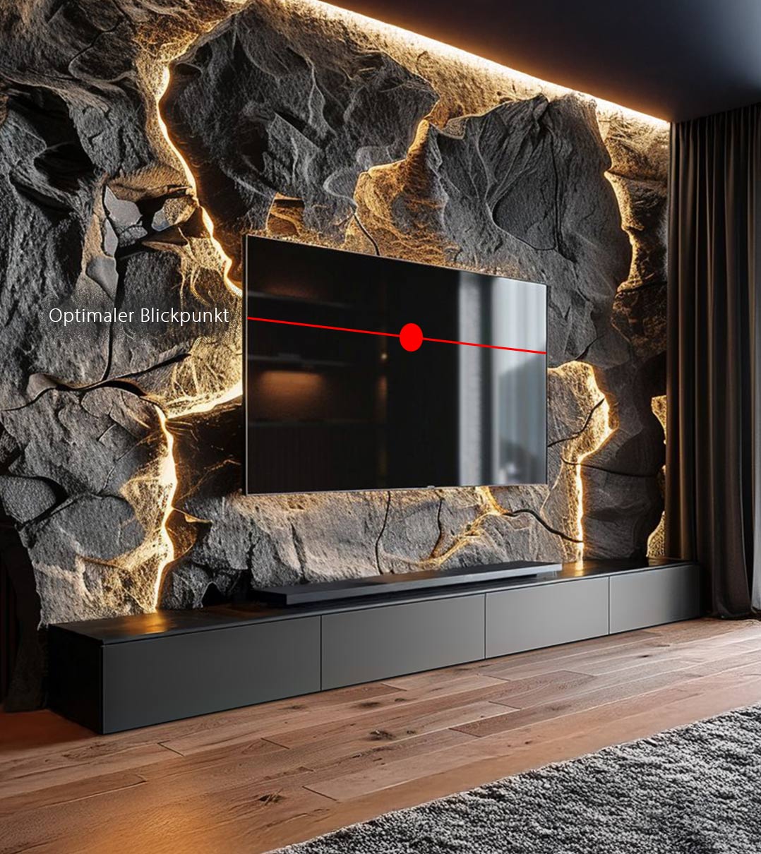 hoogte-televisie-muur-Optimaal-Kijkpunt-Televisie