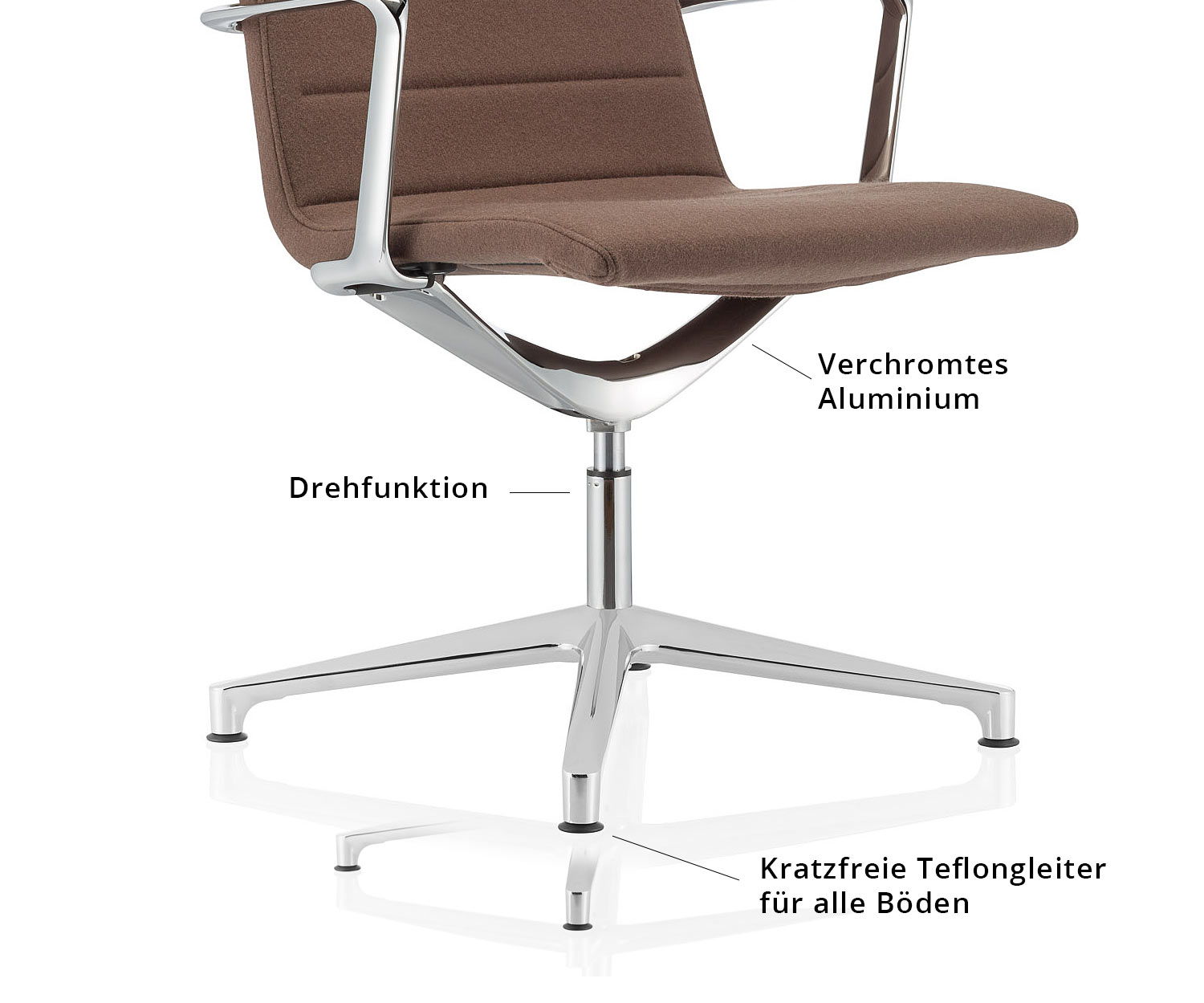 ICF Valea Lounge design bureaustoel Functies frame ICF Valea Lounge design bureaustoel Functies frame