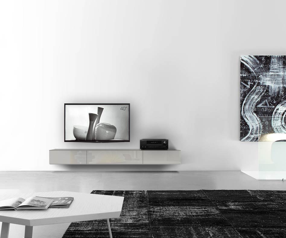 /Design lowboard wand B210 H25 5 glans lichtgrijs /Design lowboard wand B210 H25 5 glans lichtgrijs