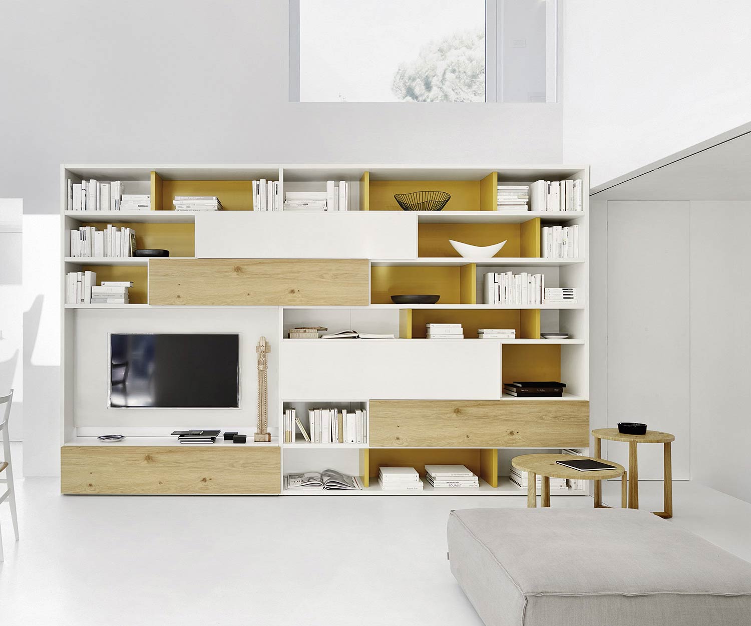 Modern Livitalia Design salontafel Madeira licht eiken Modern Livitalia Design salontafel Madeira licht eiken