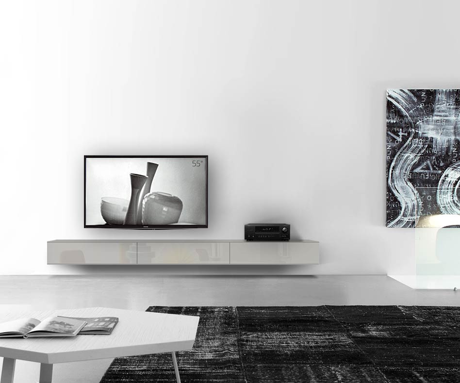 /Design lowboard wand B270 H25 5 glans lichtgrijs /Design lowboard wand B270 H25 5 glans lichtgrijs