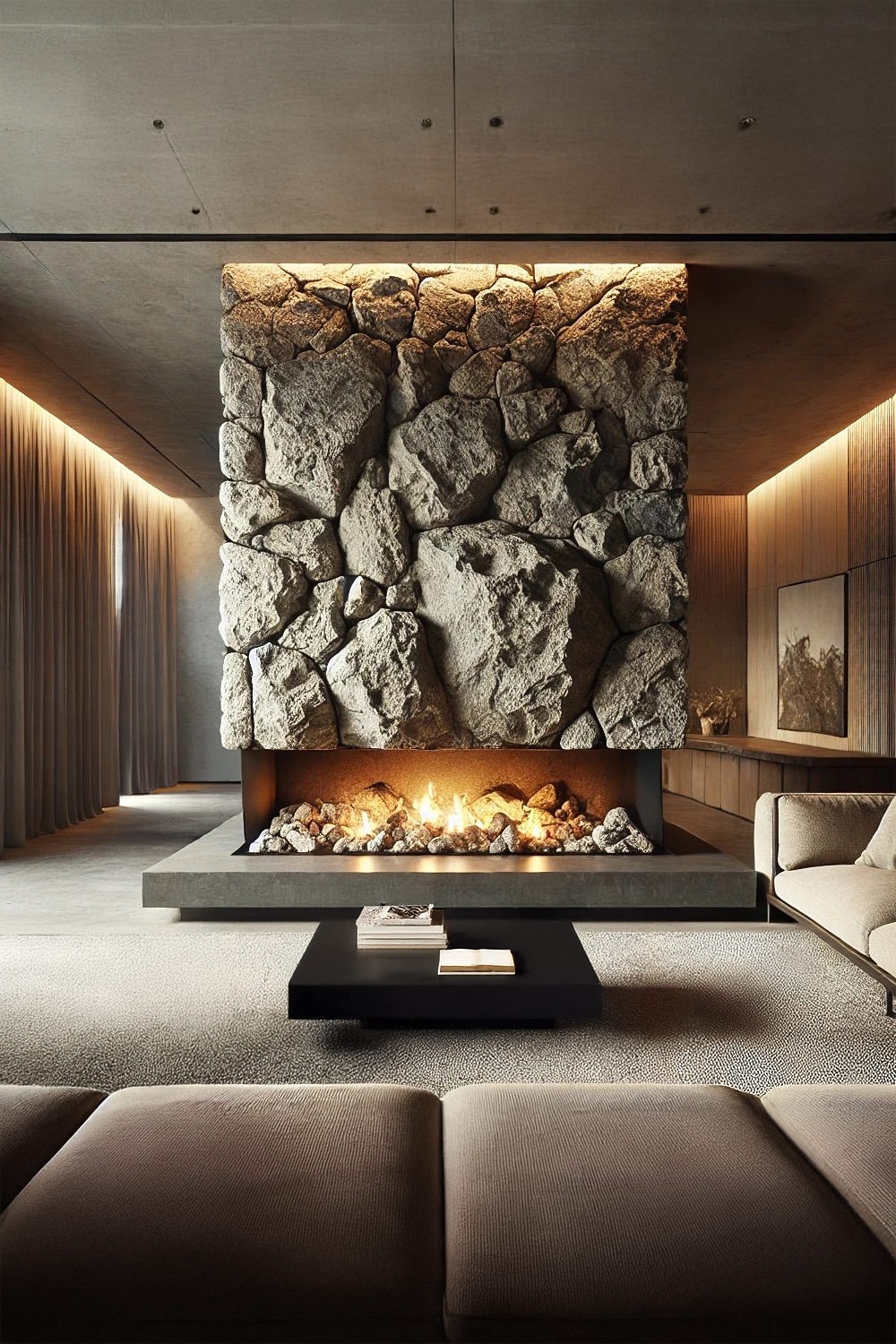 moderne-woonkamer-met-vloerbedekking-in-beige